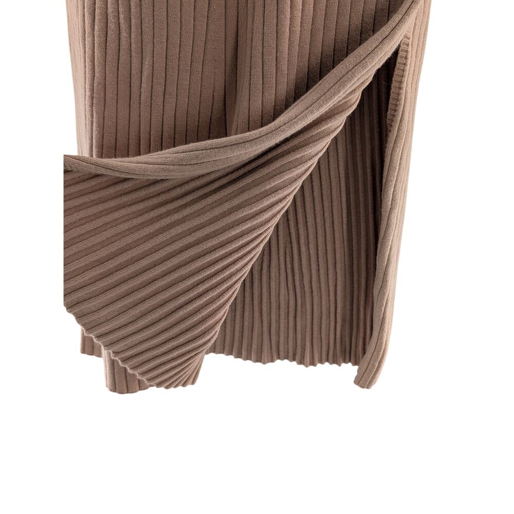 WAYF Dede x Emily Holly Ribbed Knit Midi Dress Long Sleeve - Picture 10 of 14